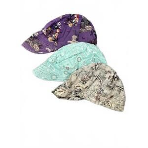 Set of 3 Tactical Style Welding Caps with Various Prints Size 6 7/8 (21.5 Head)